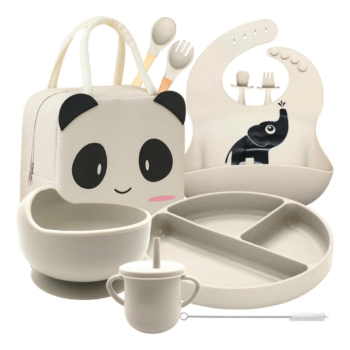 Brancivox Baby Weaning Set with Adjustable Bib